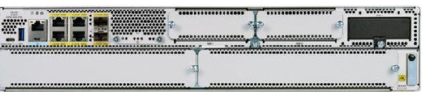 CISCO CATALYST C8300-2N2S-4T2X ROUTER: Wired Router Catalyst C8300-2N2S-4T2X,Routing,Protocol IPv4 IPv6 MPLS, RADIUS,AES,DRAM 8 GB,M.2 SSD 16GB,flash 8 GB, Intel x86 CPU with 8-GB memory default, 2 x 10-Gigabit Ethernet and 4 x 1-Gigabit Ethernet ports
