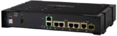 CISCO CATALYST IR1831 RUGGED SERIES ROUTER: Router - IR1831 - Wireless - 1Gbps - Gigabit Ethernet - 4GB RAM - 4GB Flash Memory - Gigabit Ethernet LAN, Combo RJ-45/SFP GE WAN, Micro USB console, RS-232, USB 2.0 Type A